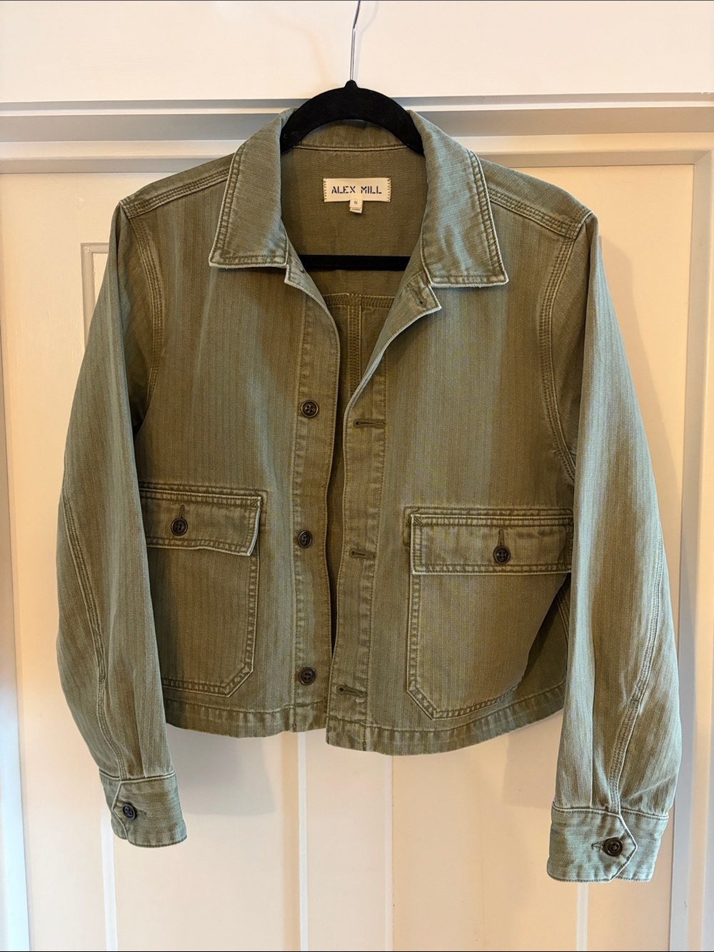 Alex Mill Olive Green Utility Jacket